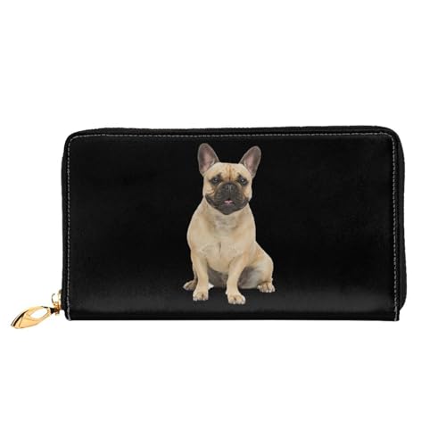 Geldbeutel Französische Bulldogge Portemonnaie Niedliche Kartenetui Nette Leder Geldbörse Für Mädchen, Mutter, Tochter von Generic