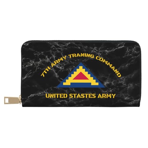 Geldbörse 7. Armee-Ausbildungskommando Geldbeute Kreative Leder Geldbörse Retro Kartenetui Für Lehrer, Freund, Mutter von Generic