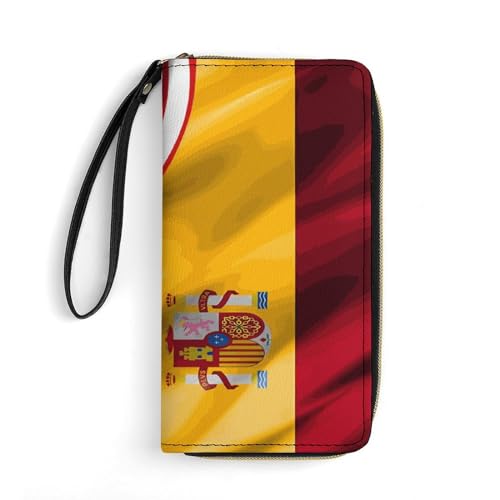 Geldbörse Amerika Flagge Und Spanien Flagge Tragbare Brieftasche Nette Brieftasche Lustige Kartenetui Für Lehrer, Freund, Mädchen von Generic