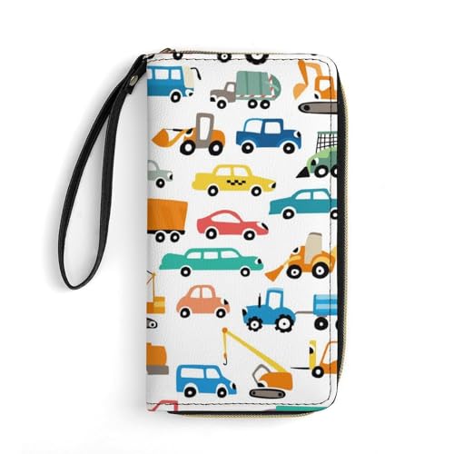 Geldbörse Cartoon-Autos-Sammlung Kartenetui Kreative Reißverschluss Geldbörse Niedliche Verschluss Geldbörsen Für Mutter, Mädchen, Freundin von Generic