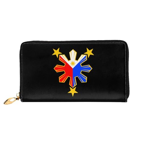 Geldbörse Philippinen Pride Sternflagge Leder Geldbörse Kreative Wallet Tragbare Handtaschen Für Mädchen, Frauen, Tochter von Generic