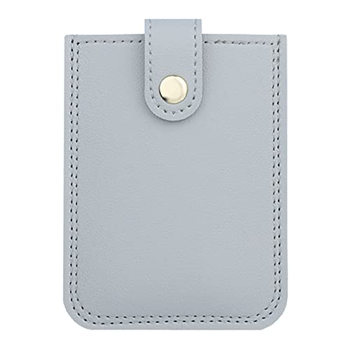 Geldbörsen Für Damen Solid Color Damen Herren Haspe Geldbörse Kartenfächer Mehrere Kartenfächer Clutch Bag Kleine Geldbörsen Damen (Grey, One Size) von Generic