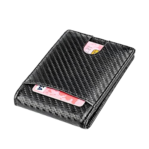 Geldclip Wallet | Slim PU Leder Brieftasche Mit Geldclip | Multifunktionaler Vordertaschen -Bifold -Brieftasche Mit Kartenhalter Für Freunde Familie Kombination Aus Eleganz Und Praktikabilität, Auch W von Generic