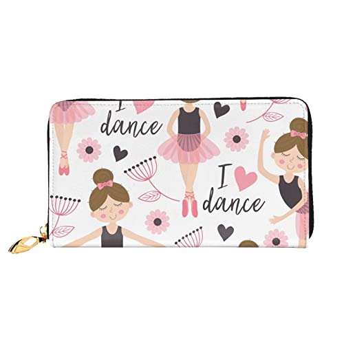 Geldtasche Ballerinas Ballett Mädchen Brieftasche Retro Portemonnaie Nette Verschluss Geldbörsen Für Tochter, Frauen, Mädchen von Generic