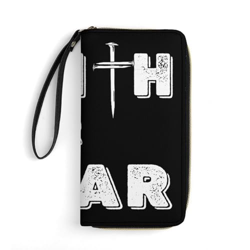 Geldtasche Jesus Glaube Über Angst Handtaschen Nette Tragbare Brieftasche Lustige Kleine Münzbörse Für Frauen, Mutter, Tochter von Generic