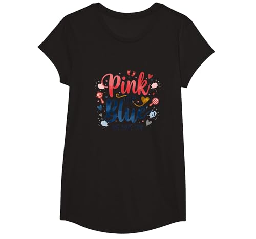 Gender Reveal Pink oder Blau We Love You Baby Celebration T-Shirt, Girls, Schwarz, XS Gender Reveal Pink oder Blau We Love You Baby Celebration T-Shirt, Girls, Schwarz, XS von Generic