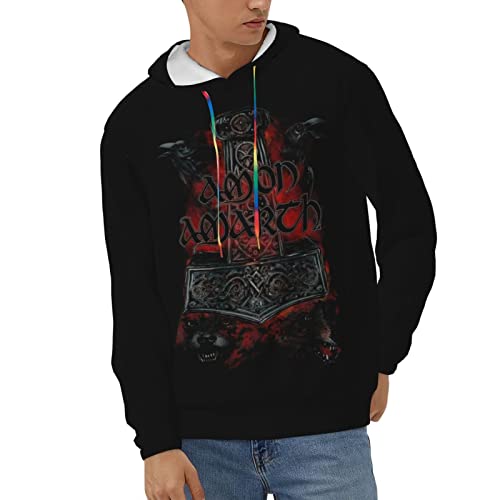 Generic Amon Sweater Amarth Hoodie Men's Hoodies Long Sleeve Sweater Hooded Casual Drawstring Pullover Sweatshirt von Generic