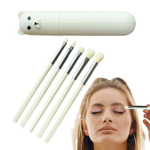 Generic Augen-Make-up-Pinsel | Set mit 5 Pinseln für Lidschatten, ultraweich, Pinsel und Augen-Make-up-Werkzeuge, Pinsel von Generic