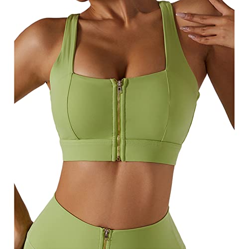 Generic BH, Vordere Reißverschluss Schönheit Back Dam Sport BH für Außen (M) von Generic