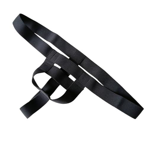 Generic Bequemes FTM STP Packer Packer Packgeschirr Unterwäsche Jock Strap, Schwarz, Large von Generic