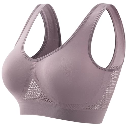Generic Breathable Cool Liftup Air Bra, 2024 Neuer Großer Air-BH, Bequemer BH Atmungsaktiver und Bequemer Mesh-Sport-BH, Sport BH Damen Ohne Bügel Starker Halt für Damen von Generic