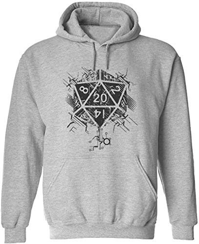 Generic DND Dice Pullover mit Kapuze Large von Generic