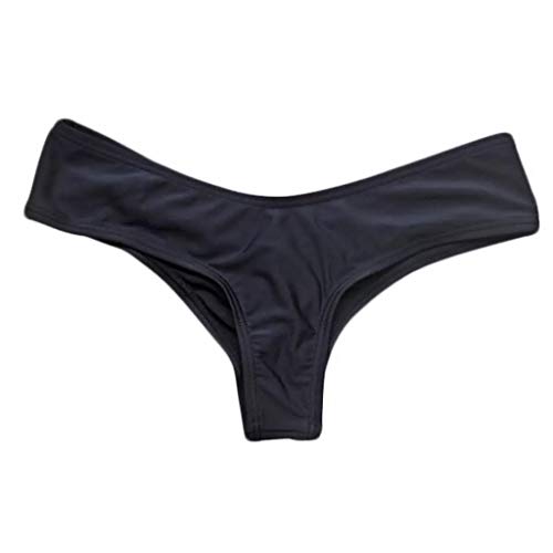 Generic Damen Bademode Bikinihose Unterteil Brazilian Cut Bikini Bottom Damen Sexy Bikinihose Bikini Slip Damen Bademode Bikini Unterteil mit Schnürchen Brasilianischer Schnitt Bottom Ruffle von Generic