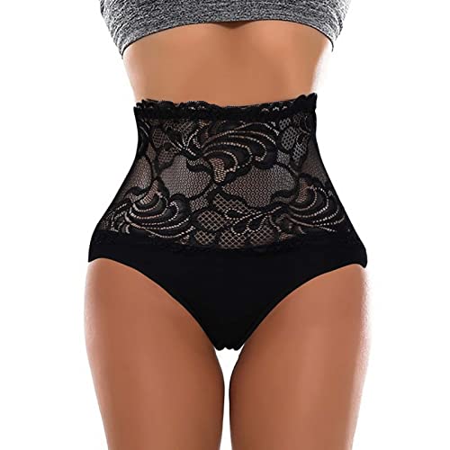 Damen Figurenformend Miederpant Shapewear Damen Nahtlose Unterwäsche Figurformende Unterwäsche Miederhose Damen Bauchweg Shapewear Body Shaper Unterhose (Black, XXL) von Generic