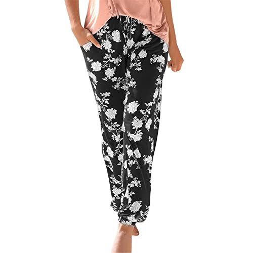 Generic Damen Hose mit Blumen Sommerhose Leicht Boho Strandhose Damen Lange Haremshose Schlupfhose Taschen Lose Straight Bein Hosen Freizeithose Damen Stoffhose Jogginghose Generic Damen Hose mit Blumen Sommerhose Leicht Boho Strandhose Damen Lange Haremshose Schlupfhose Taschen Lose Straight Bein Hosen Freizeithose Damen Stoffhose Jogginghose von Generic