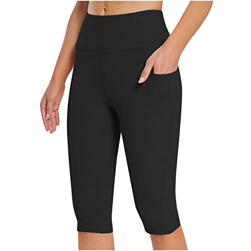 Damen Yoga Leggings High Waist Sport Leggings Damen Yoga Hose Tights Blickdicht für Sport Radlerhose Damen Sport Strumpfhosen Leggins hüfthoch Lang Hippie Hose Haremshose von Generic