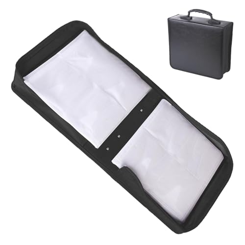 Generic Disc Tragetasche, DVD Aufbewahrungstasche | DVD Case Disc Bag Organizer, Tragbare Halterung Case mit Griff für Reisen und Zuhause, XV0GL7L2PC7YH5SJE9U von Generic