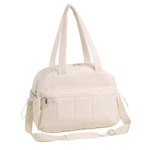 Generic Gesteppte Puffer -Fitness -Tasche mit nasse Tasche Large Reisebühne for Frauen über Nacht Weekender Sporttasche von Generic