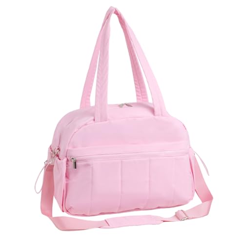 Generic Gesteppte Puffer -Fitness -Tasche mit nasse Tasche Large Reisebühne for Frauen über Nacht Weekender Sporttasche von Generic