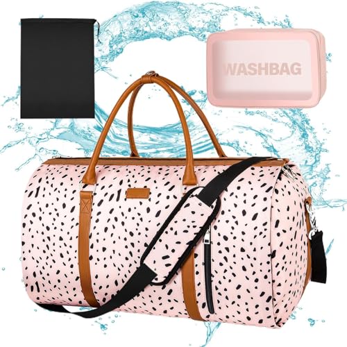 Generic Handgepäck-Kleidertasche, umwandelbare Kleidertasche - Wochenendtasche - Umwandelbare Weekender-Kleidertasche für Damen, große Handgepäck-Kleidertaschen für die Reise, Duffle Bag-Kleidertasche von Generic