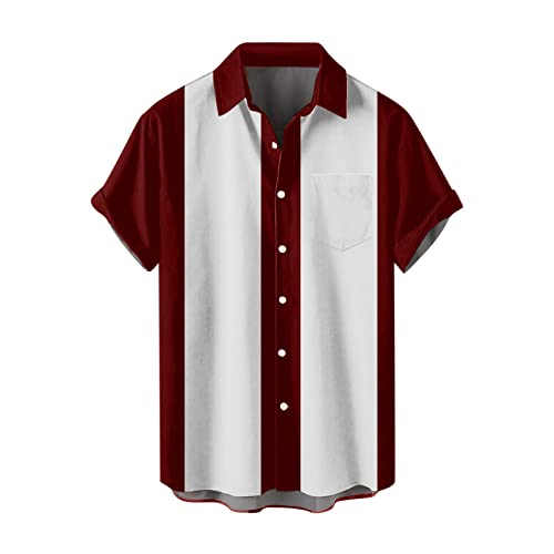 Generic Hawaii Hemd Männer Fronttasche Bügelfrei Strand Beach Sommer Freizeithemden Kurzarm Gestreiftes Hawaii Bowling Shirt Männer Button Down Freizeithemd Casual Sommerhemd Hawaiihemd Weiß XXL Generic Hawaii Hemd Männer Fronttasche Bügelfrei Strand Beach Sommer Freizeithemden Kurzarm Gestreiftes Hawaii Bowling Shirt Männer Button Down Freizeithemd Casual Sommerhemd Hawaiihemd Weiß XXL von Generic