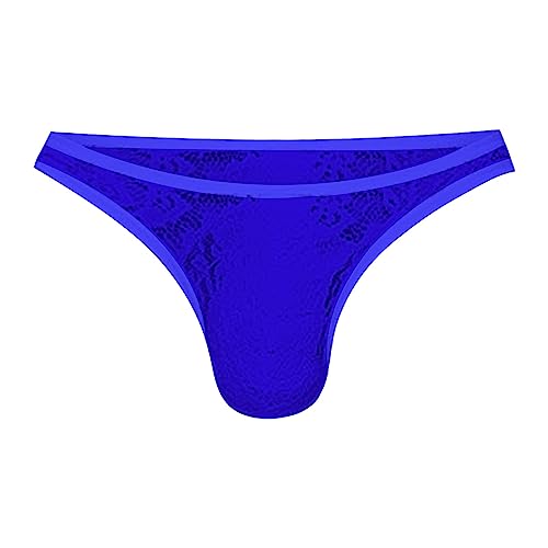 Generic Herren Sexy Unterwäsche String Tanga Männer Fischnetz Durchsichtige Unterhose Panty Unterwäsche Transparent Retroshorts Basic Netz Trunks Unterhosen Slip von Generic