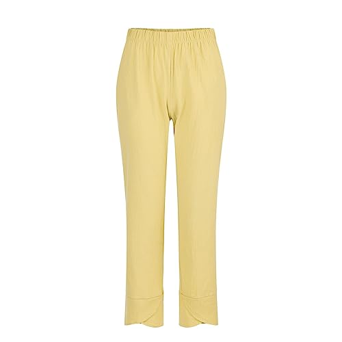 Generic Hose Damen Leinen Sommerhose 7/8 Casual Leichte Baumwolle Leinenhose Stoffhose Bequeme Luftige Freizeithose Strandhose Mit Taschen Hose Generic Hose Damen Leinen Sommerhose 7/8 Casual Leichte Baumwolle Leinenhose Stoffhose Bequeme Luftige Freizeithose Strandhose Mit Taschen Hose von Generic
