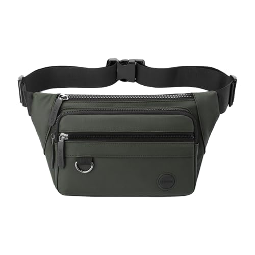Generic Hüfttasche Hüfttasche für Herren Modische leichte wasserdichte Gürteltasche Umhängetasche für Camping Reisen Radfahren Straße, GrÜn von Generic