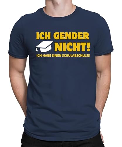 Generic Ich Gender Nicht - Ich Habe Einen Schulabschluss – Modisches Statement-Shirt, Ideal für Alltag und Freizeit Herren Männer T-Shirt von Generic