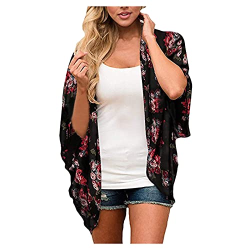 Generic Leichte Sommerjacke Damen Elegant Strand Cardigan Häkeln Dünne Häkeln Langarm Strand Strickjacke Cover Up Open Front Sommer Casual Cardigans Beach Cover Up Strick Bedrucktes Ponchos & Capes von Generic