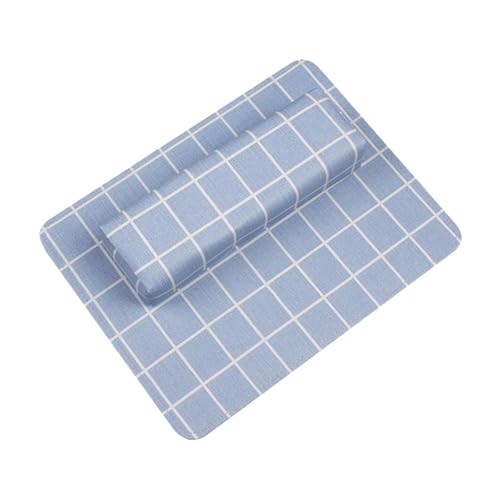 Generic Nagelarm Ruhe mit Matte bequemer wasserdichtes waschbares Maniküre Kissen REST NAGE KILB für Salons, Blau von Generic