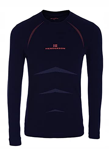 Generic Nordic Henderson Herren Thermounterwäsche Set Thermohemd + Thermohose Funktion (Navy, XL) von Generic