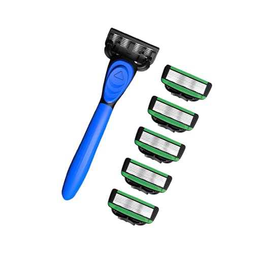 Generic Premium Rasierapparat mit 7 Klingen, Komfortabel Und Praktisch für Männer, Blau von Generic