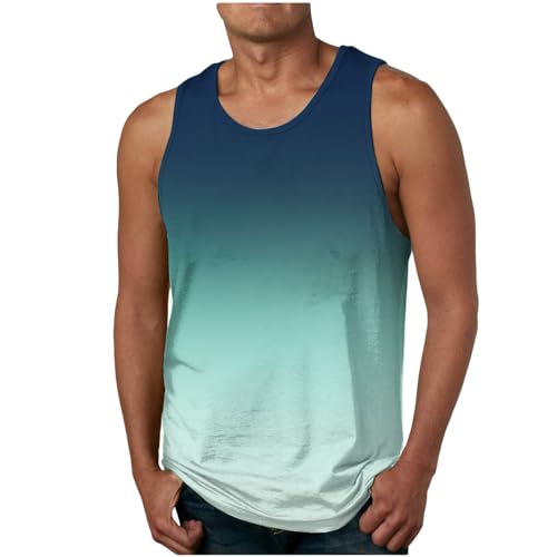 Generic Sommer Tank Top Herren Stretch Sport Muskelshirt Ärmelloses Workout Unterhemd Workout Passform T Shirt Regular Bodybuilding Trägershirts Hawaii Athletic Achselshirts Coupons rabatt von Generic