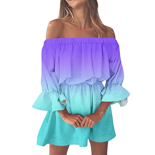 Generic Sommerkleid Damen Freizeitkleid Bandeau Schulterfrei Minikleid Blumenmuster Gradient Kurze Kleid Elegant Kleider Strandkleid Partykleid Frauen Elegant Leichte Freizeitkleider Generic Sommerkleid Damen Freizeitkleid Bandeau Schulterfrei Minikleid Blumenmuster Gradient Kurze Kleid Elegant Kleider Strandkleid Partykleid Frauen Elegant Leichte Freizeitkleider von Generic