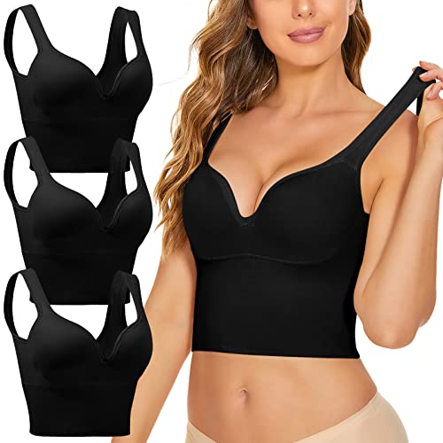 Generic Sport BH Starker Halt BH TräGerlos GroßE BrüSte Damen BH ohne Bügel Bralette Top Bustier Nahtlose Stretch LäSsig Silikon Unsichtbare BH Freedom Bra für Badeanzug Hochzeitskleider von Generic