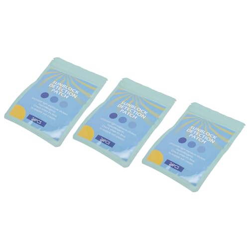 Generic Sunscreen Patch, UV -Aufkleber 24pcsx3 für Bequemes Wandern von Generic