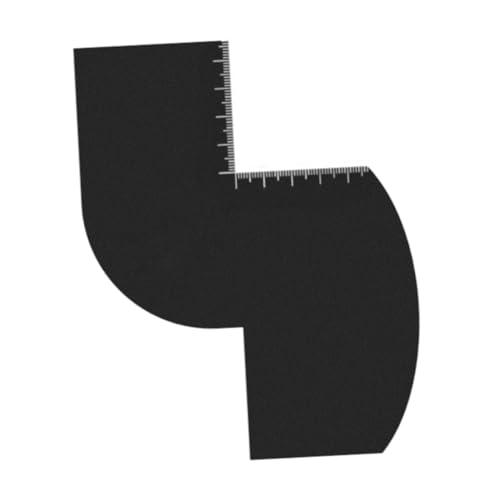 Generic Verbesserung der Karte für Friseur, Bart -Line -up -Werkzeug, leicht zu reinigen für Barberform -Farbspray für Männer, S Shape von Generic