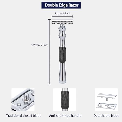 Generic Zahnpasta Squeezer, Zahnpasta -Spender Rollrohr Squeezer Röhrchen -Werkzeug mit Drehgriff Aluminium für Cremes und Lotionen (Schwarzer Faden Rasierer + schwarze Basis) von Generic