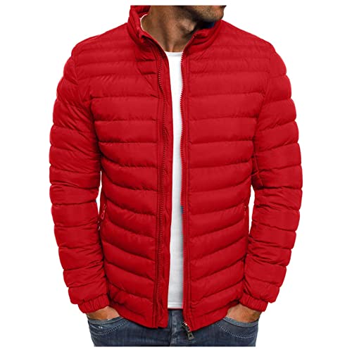 Generic mantel herren lang,Herren Übergangsjacke Warm Stehkragen gefüttert Daunenjacke Steppjacke Wintermantel Warme Daunenmantel Jacke Outdoorjacke Mantel Herrenjacken Leichte Wintermantel von Generic