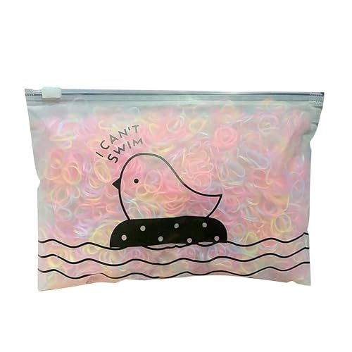 Generische Babyhaarbindunge, 1000 Nicht-Schlupf-Gummi-Haarbänder für Mädchen | Kleinkindkinder Kinder bunte dünne kleine Haare Elastik Nicht-Schlupfbänder Mode weiche Haarbindungen für Haarzubehör von Generic