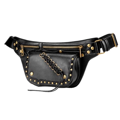 Generische Damen Gürteltaschen - Fanny Belt Bag, Travel Shoulder Bag Steampunk Größe | Bananentasche für Frauen für Arbeit, Radfahren, Urlaub, Wandern, von Generic
