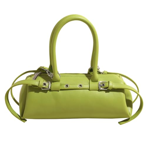 Generische Frauen Casual Achselhöhle PU Leder All-Match-Umhängetasche Solid Color Retro Unterarm Bag Travel Shopping Putdatum Tasche von Generic