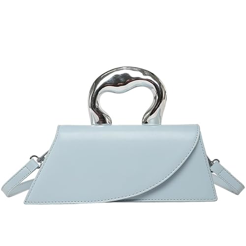 Generische PU Leder -Modehandtasche Frauen MITTIG CROSSBODBADE TOP GRUNDE (Blau) von Generic