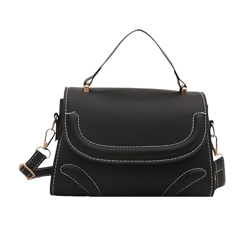 Generische Umhängetasche für Frauen mit innerer Taschenhand Handtasche PU Leder Solid Color Messenger Beutel Trendy Satchel -Geldbörse für Arbeitsreisen von Generic