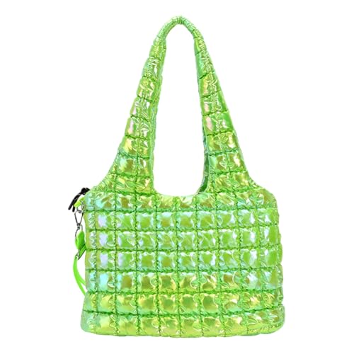 Generische gesteppte Tasche für Frauen schillernde Polsterbeutel (grün) von Generic