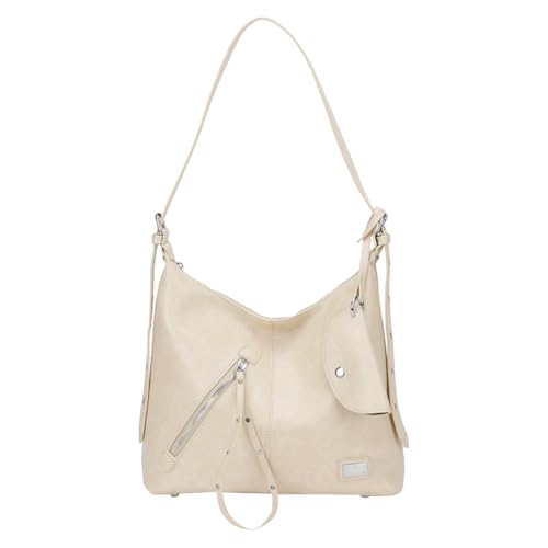 Generische weibliche PU-Leder-Umhängetasche große Kapazität Arbeit mit Geldbörse (weiß) von Generic