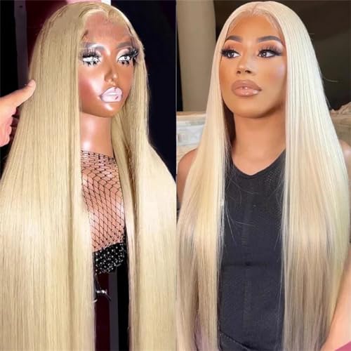 Gerade Blonde Spitze Perücken 13X4/13X6 Spitze Front Menschliches Haar Perücken Für Frauen 4X4/5X5 HD Spitze Verschluss Perücke Gerade Blonde Spitze Perücken 13X4/13X6 Spitze Front Menschliches Haar Perücken Für Frauen 4X4/5X5 HD Spitze Verschluss Perücke von Generic