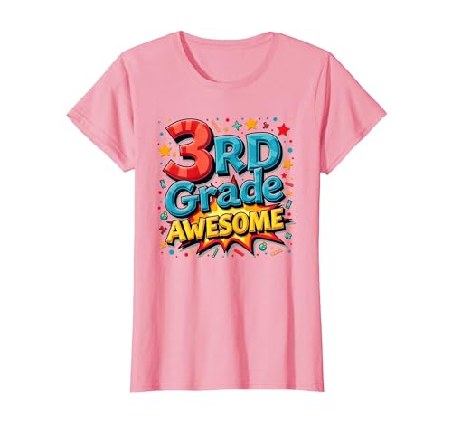 Geschenk für Jungen der 3. Klasse T-Shirt, Damen, Rosa, XS Geschenk für Jungen der 3. Klasse T-Shirt, Damen, Rosa, XS von Generic