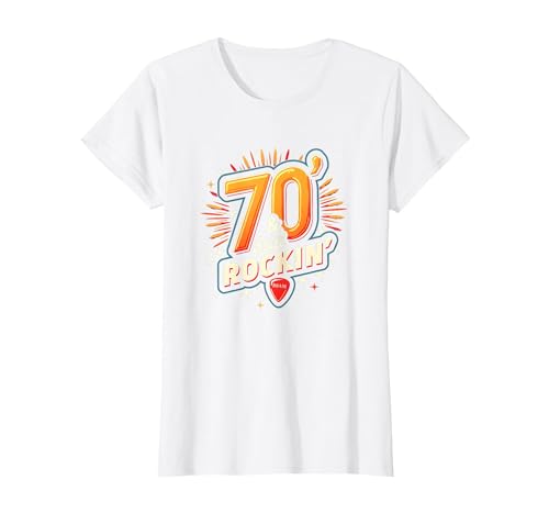 Geschenk zum 70. Geburtstag für Männer – 70 & Still Rockin' T-Shirt, Damen, Weiß, XS von Generic